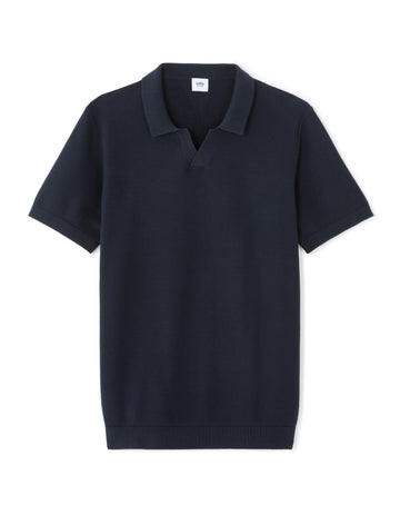 Celio Regular Fit Pique Polo, 100% Cotton Knit - Navy