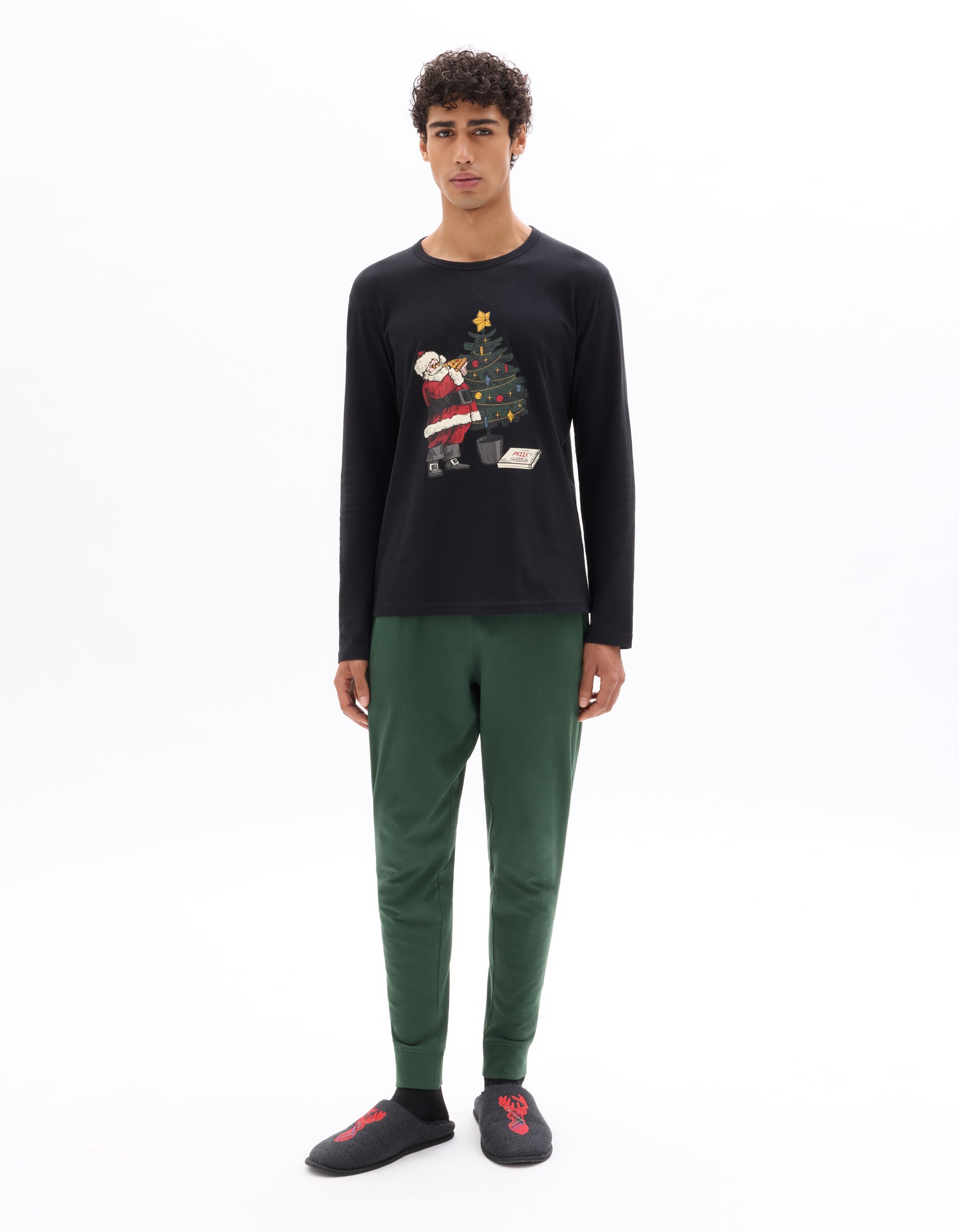 Black Pyjamas Noël - Celio Lebanon