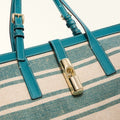Furla Debby L Tote in Blue - Bags 