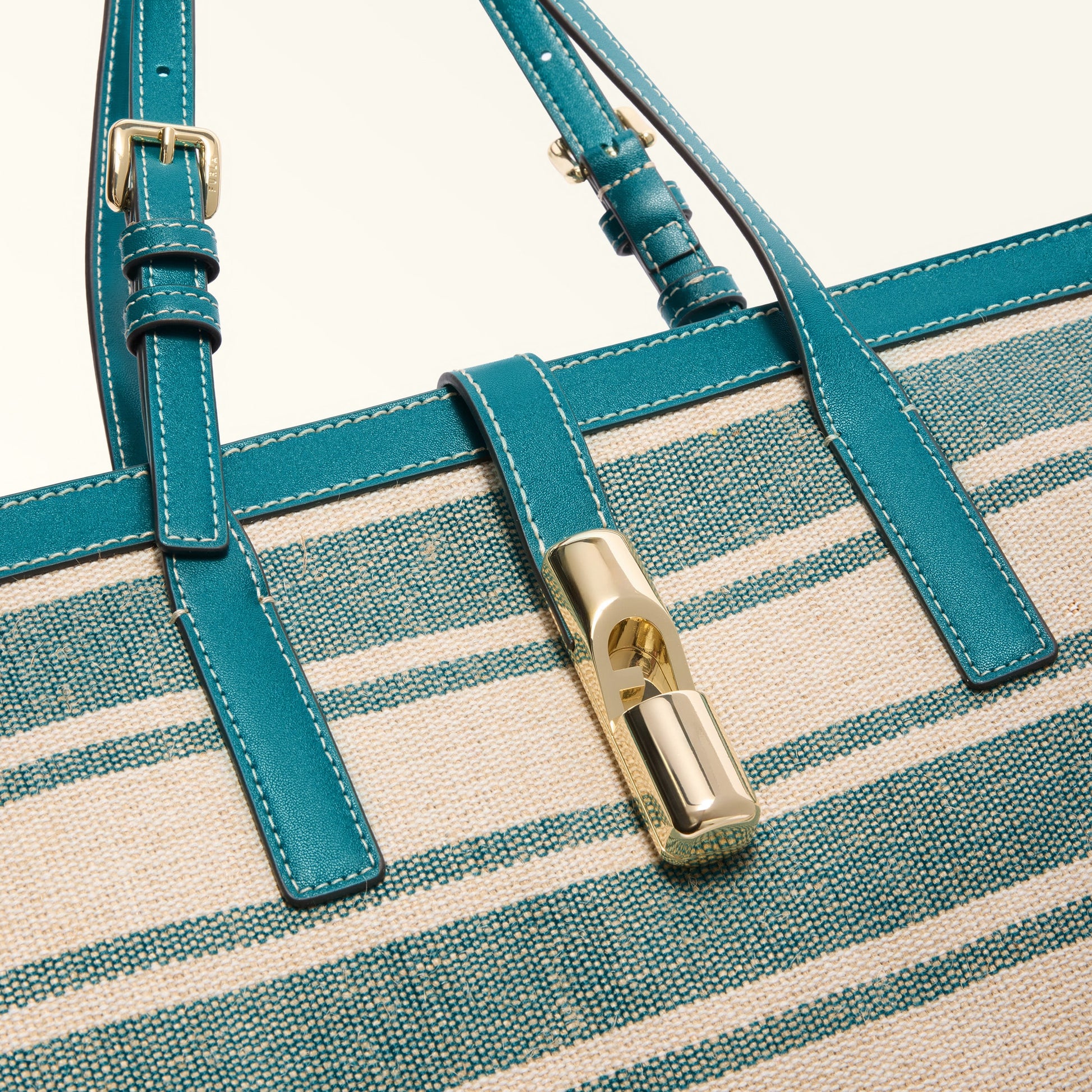 Furla Debby L Tote in Blue - Bags 