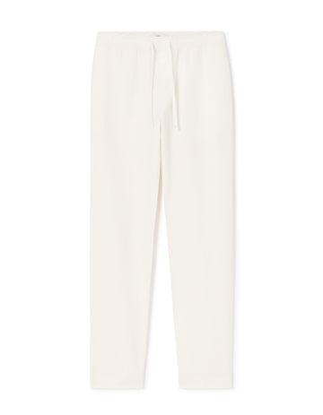 Relaxed Textured 100% Cotton Pants