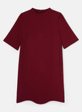 Rayme Burgundy Double Canvas Dress by Tara Jarmon Lebanon