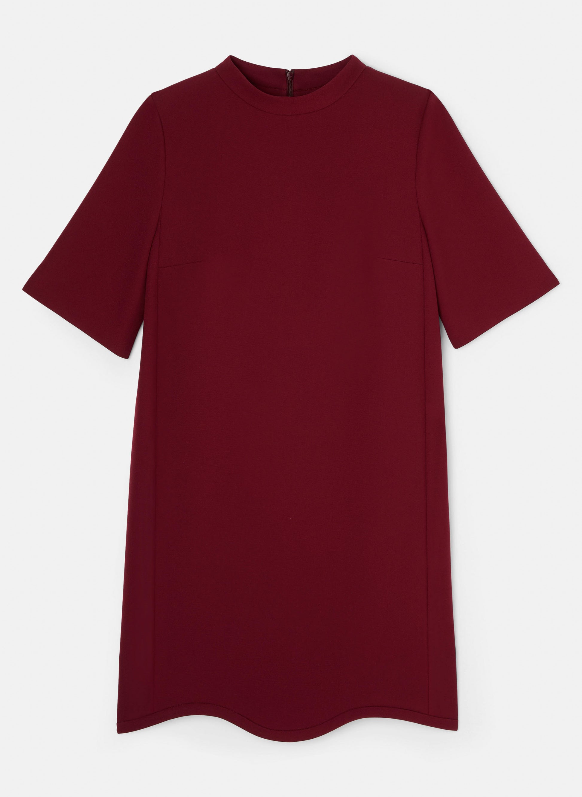 Rayme Burgundy Double Canvas Dress by Tara Jarmon Lebanon
