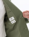 Light Green Slim Fit Bi-Stretch Suit Jacket Celio