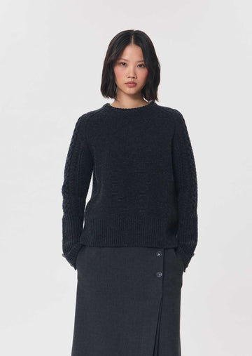 Pilou sweater in grey by Tara Jarmon