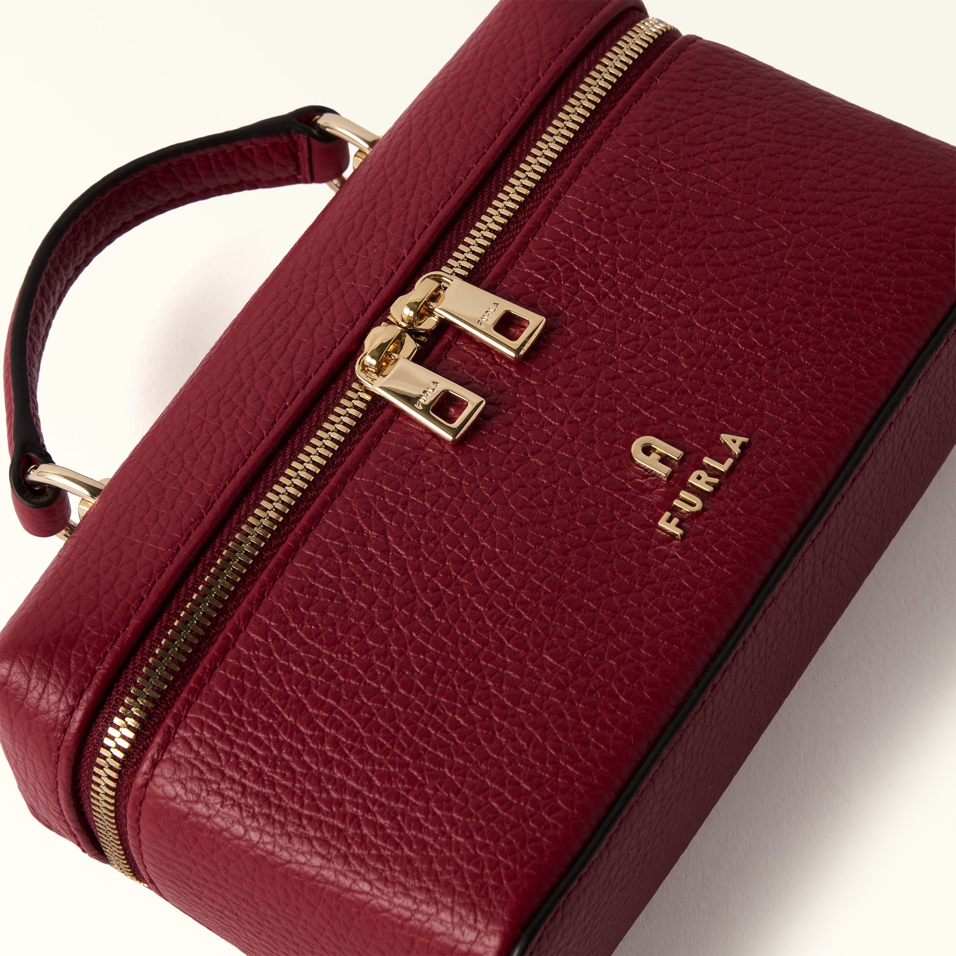 Furla Camelia Micro Vanity Case Crossbody in Red - Bags 