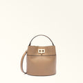 Furla Amelia Mini Bucket Bag in Brown - Bags 