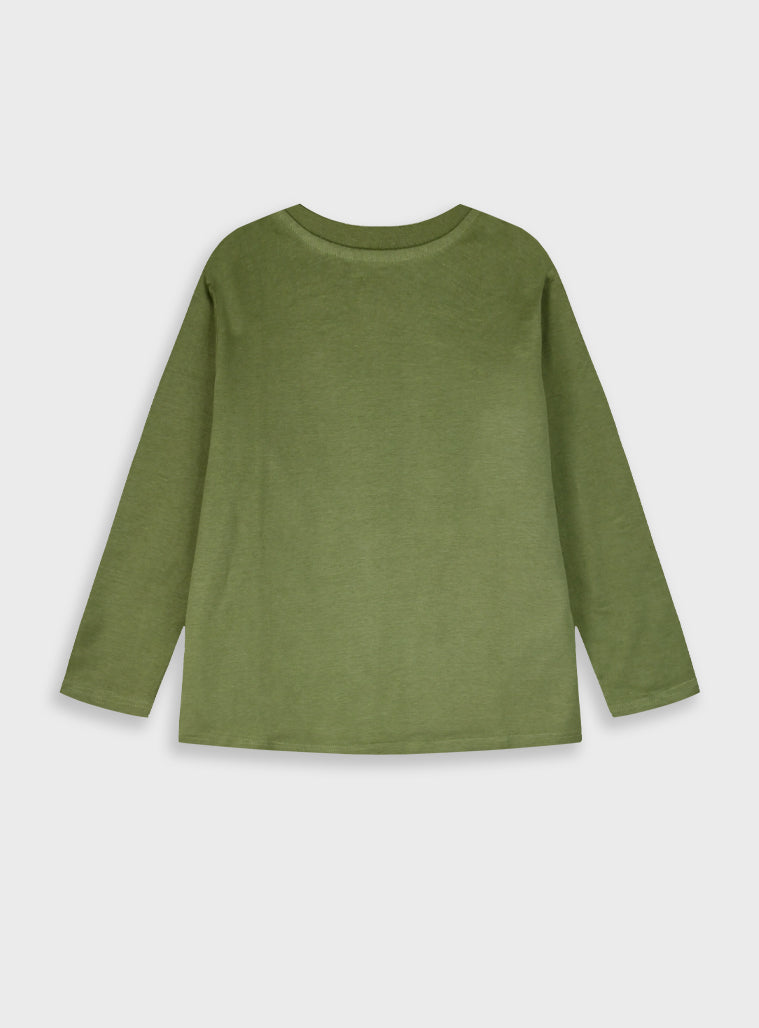 Cotton Boy Blouse - Khaki