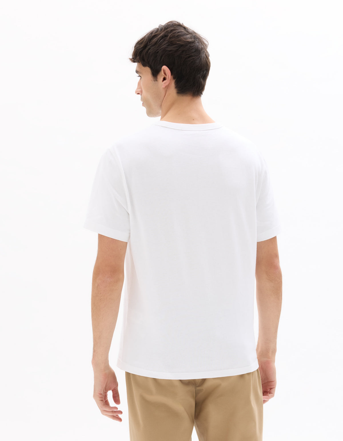 Celio Boxy Crew Neck 100% Heavyweight Cotton T-Shirt - White