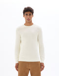 Ecru Crew Neck Jumper - Celio Lebanon