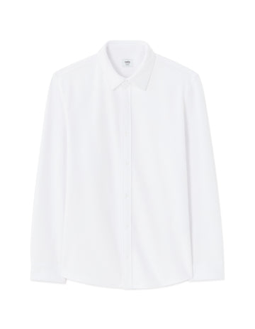 Celio Regular fit ribbed shirt - White
