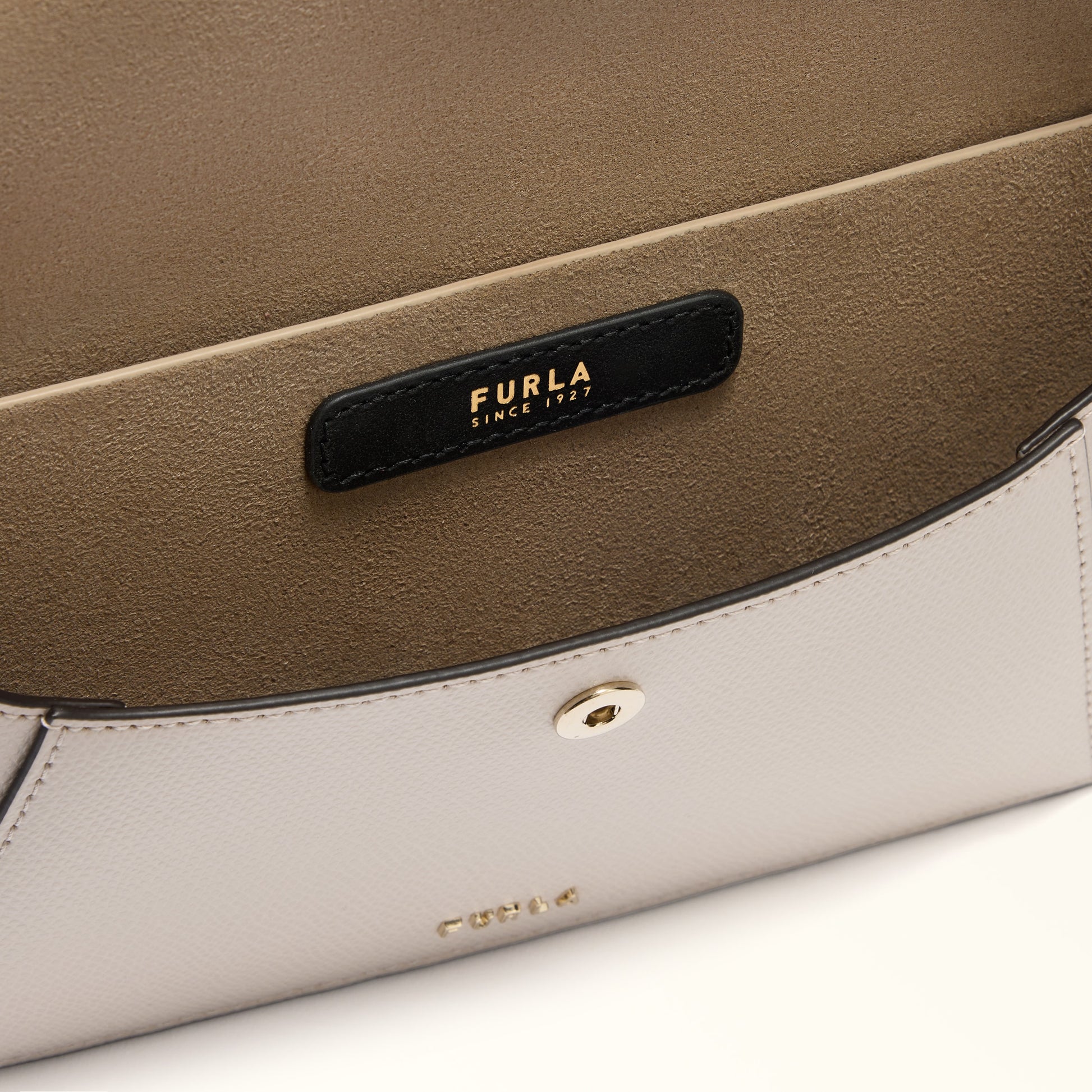 Furla Lea Xl Pouch in White - Bags 