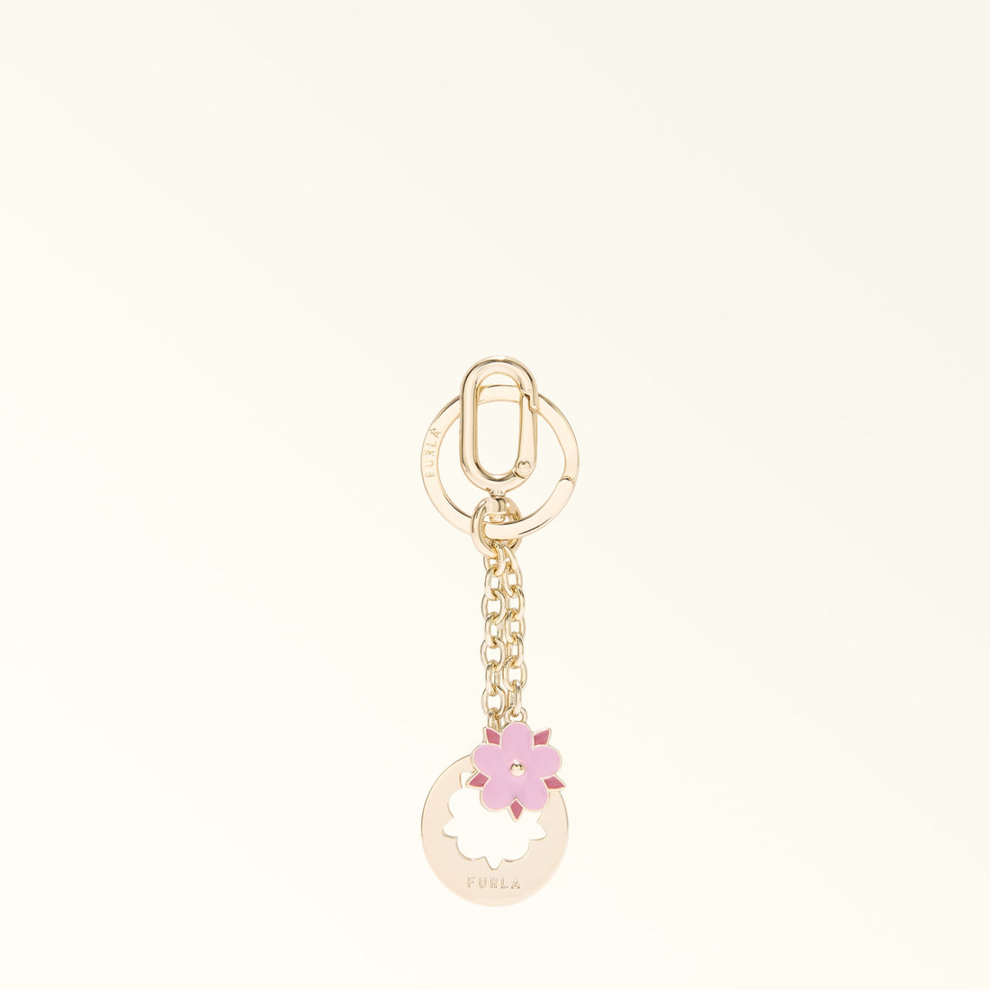 Furla Crystal Keyring Flower  For Women