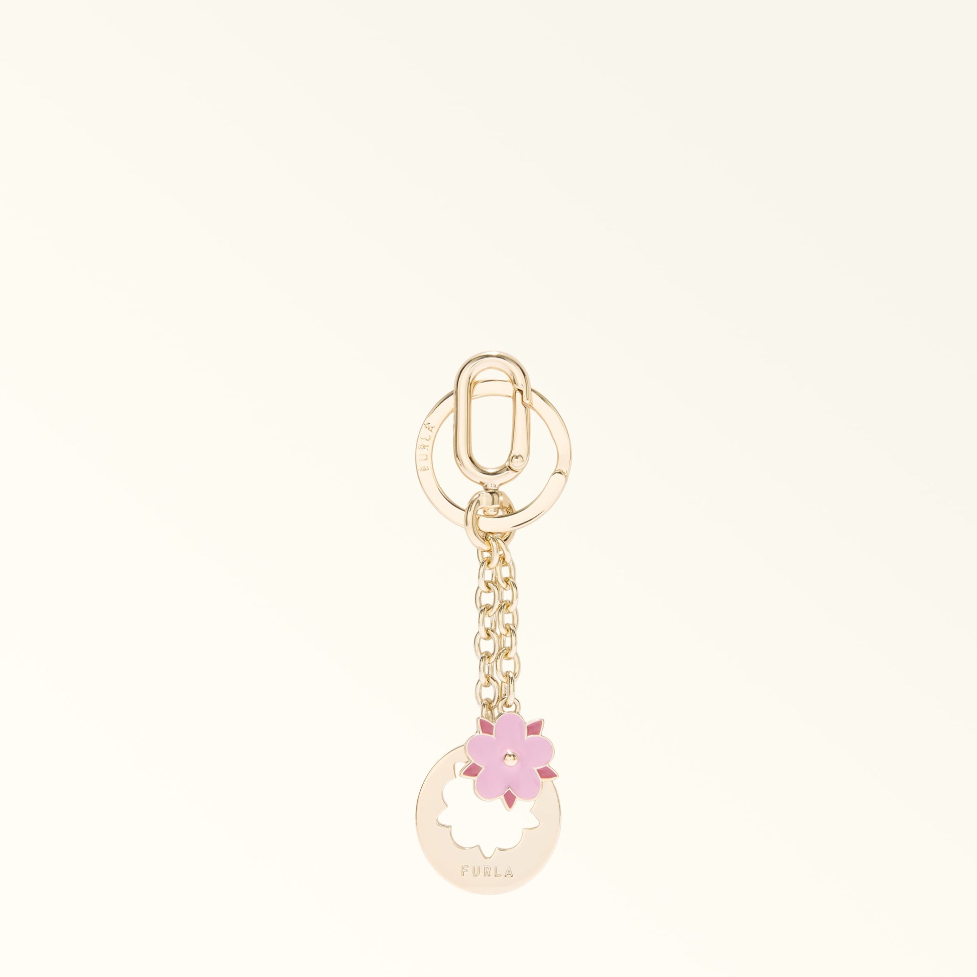 Furla Crystal Keyring Flower  For Women