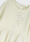 Cotton Girl Dress - Cream