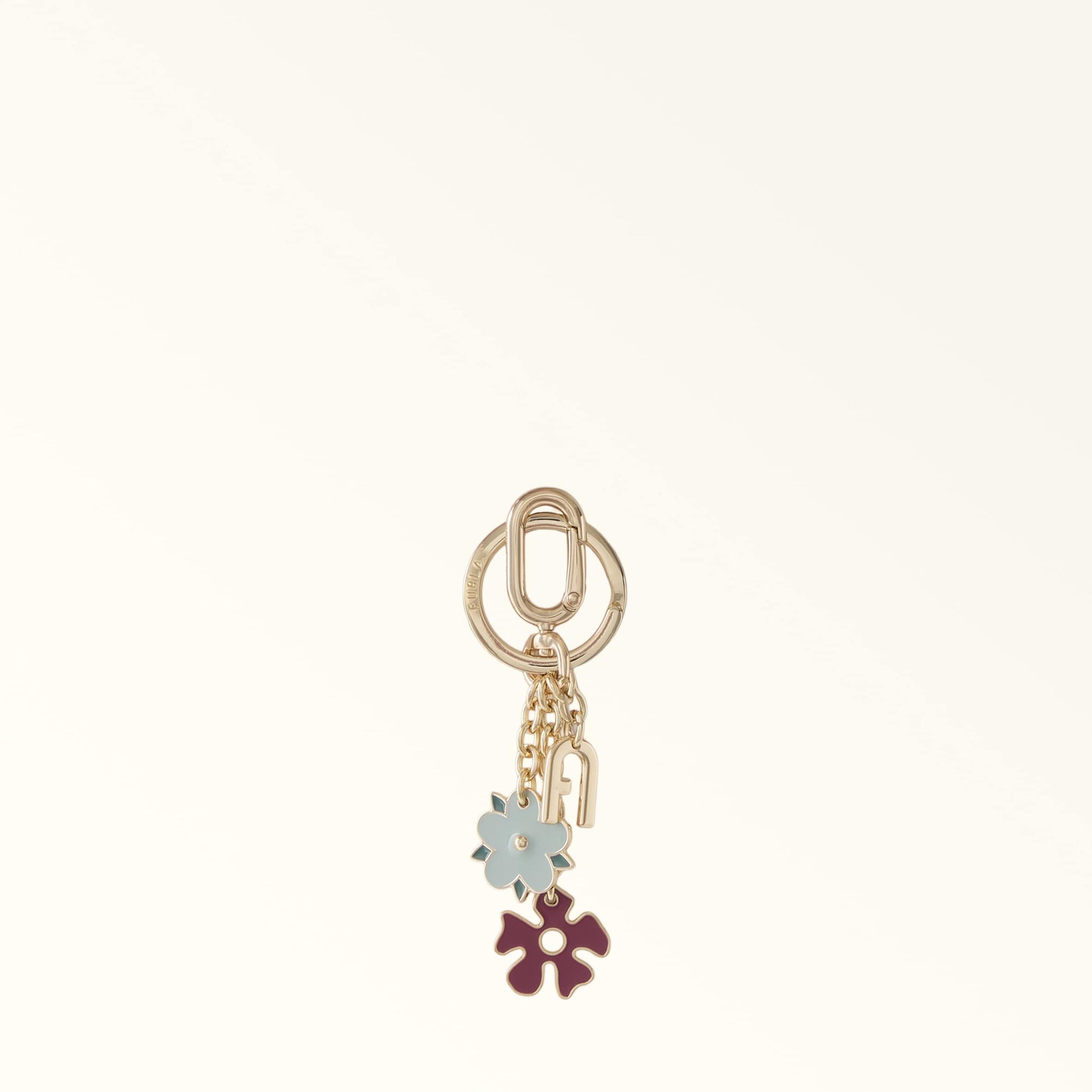 Furla Crystal Multiple Flowers in Pink - Charms 