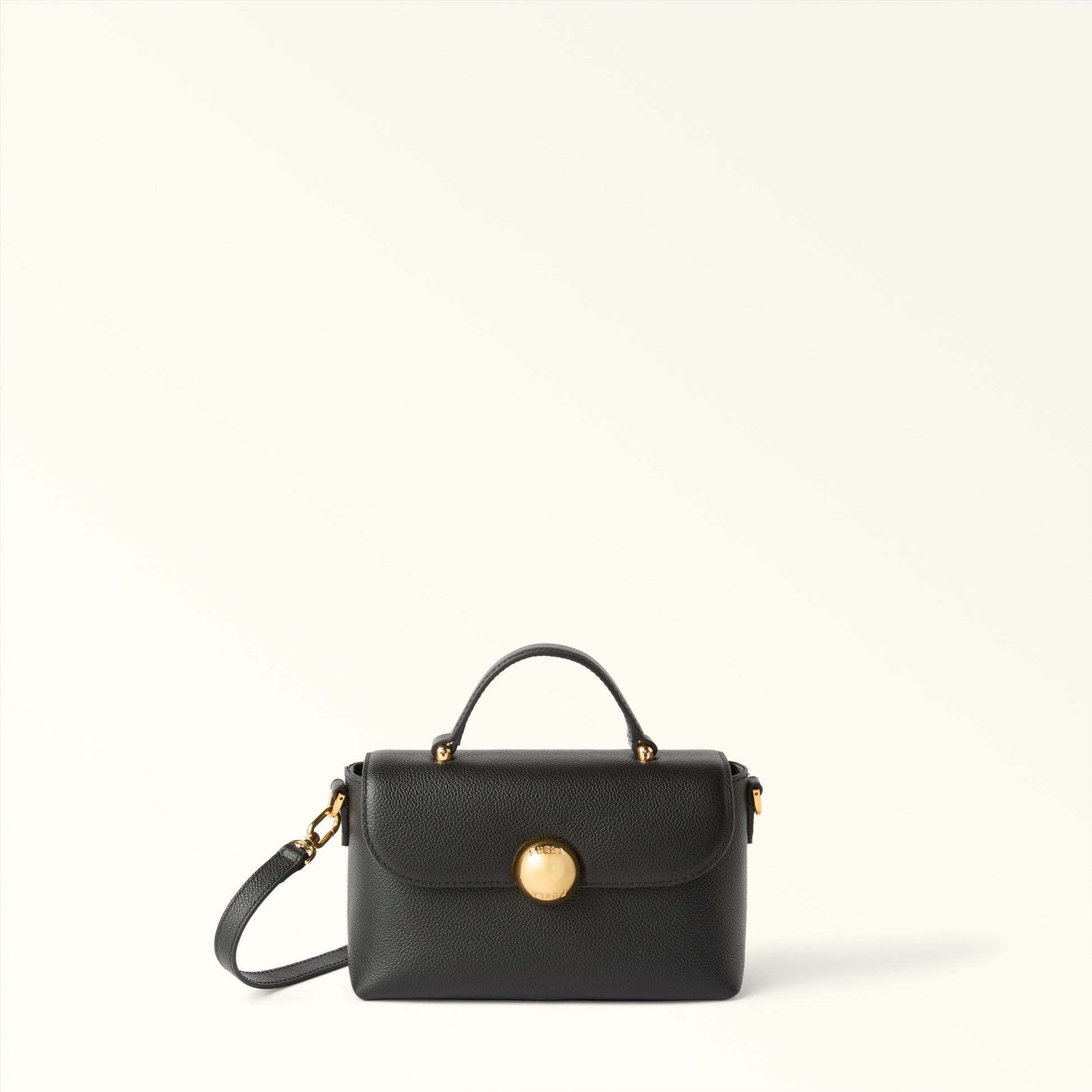 Furla Moonlight Mini Top Handle in Black - Bags 