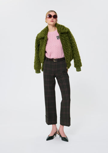 Pierre  English green pants for women