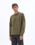 Kaki Crew Neck Jumper - Celio Lebanon
