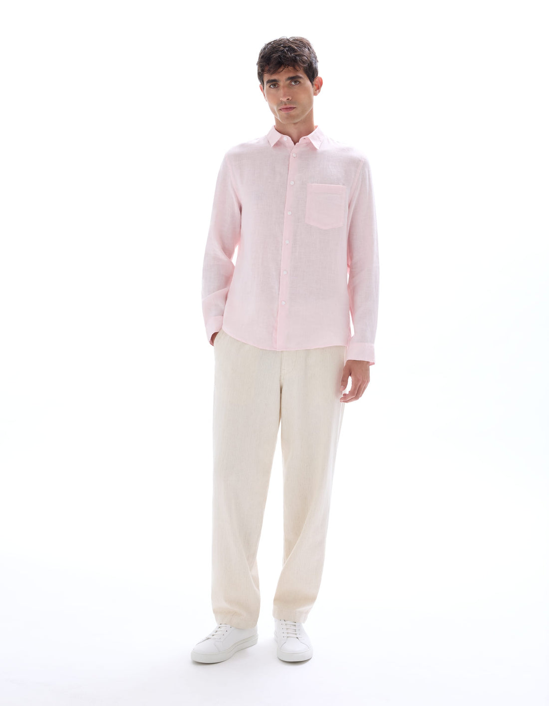 pink Long sleeves Shirt