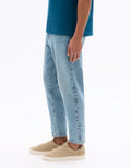 Celio Relaxed Fit Jeans - 100% Cotton - 7/8 Length - Beige
