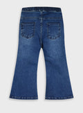 Cotton Girl Trousers - Blue Denim