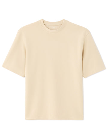 Celio Oversized Crew Neck T-shirt - Beige