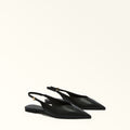 Furla Sfera  Slingback Ballerina T.10 in Black - Shoes 