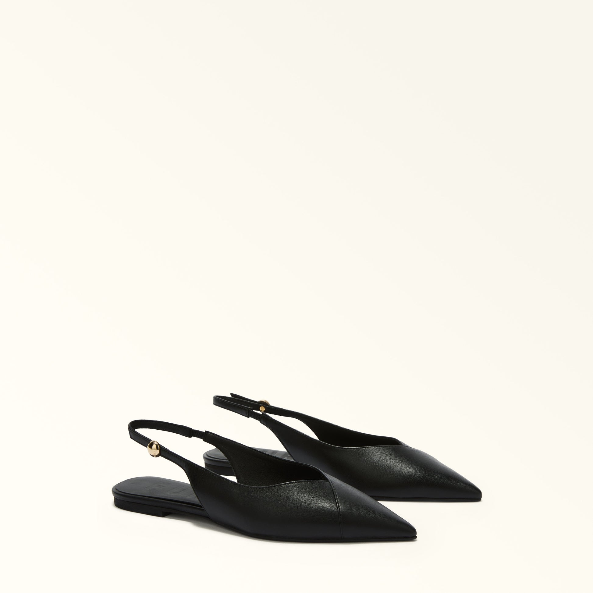 Furla Sfera  Slingback Ballerina T.10 in Black - Shoes 