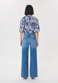 Jocelyn jeans in denim blue cotton by Tara Jarmon