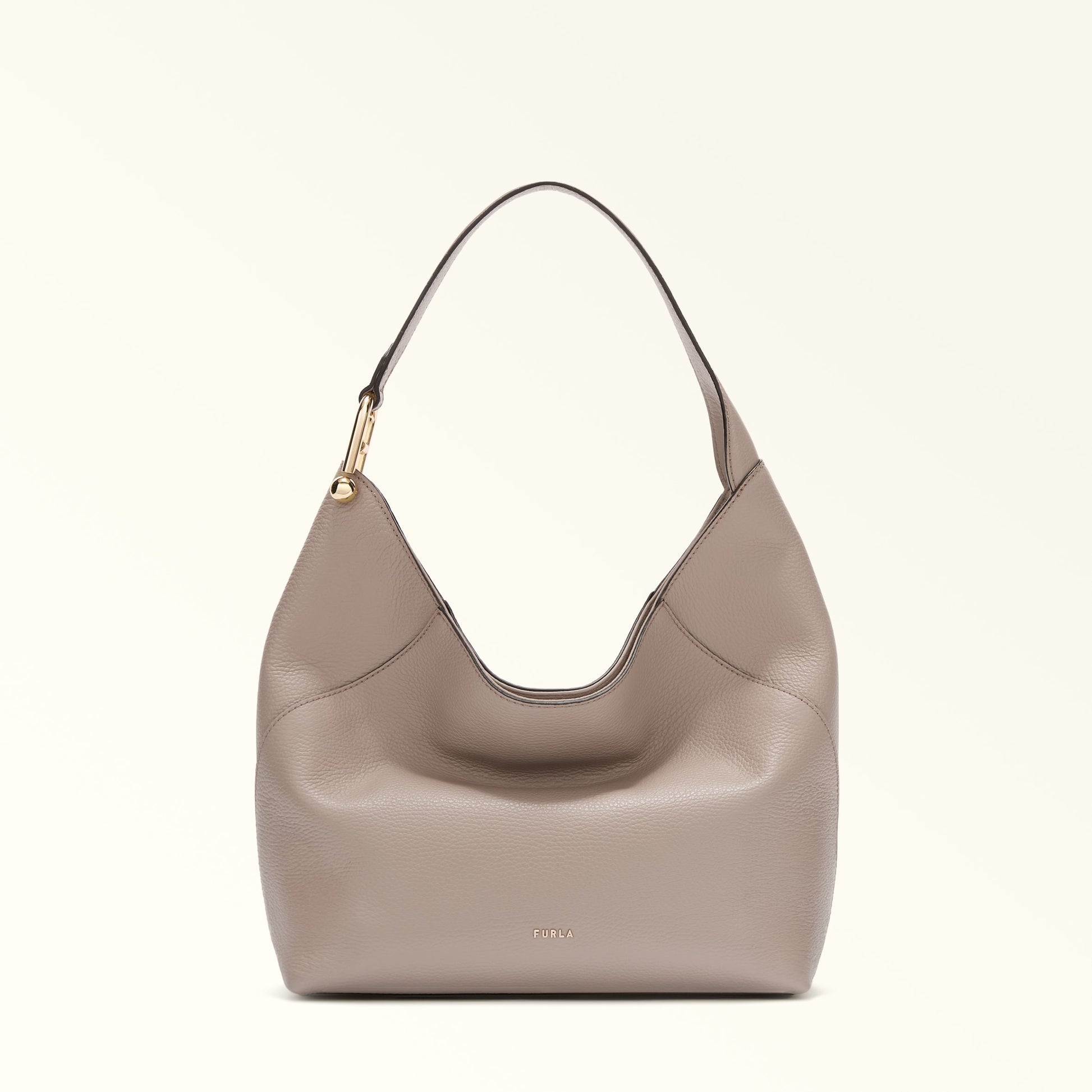 Furla Lara M Hobo Bag In Leather