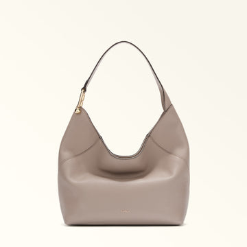Furla Lara M Hobo Bag In Leather