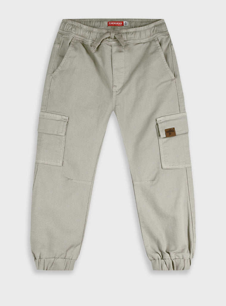 Cotton Boy Trousers - Elephant