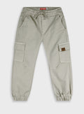 Cotton Boy Trousers - Elephant