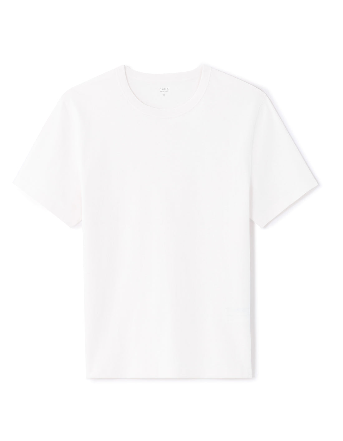 Celio Boxy Crew Neck 100% Heavyweight Cotton T-Shirt - White