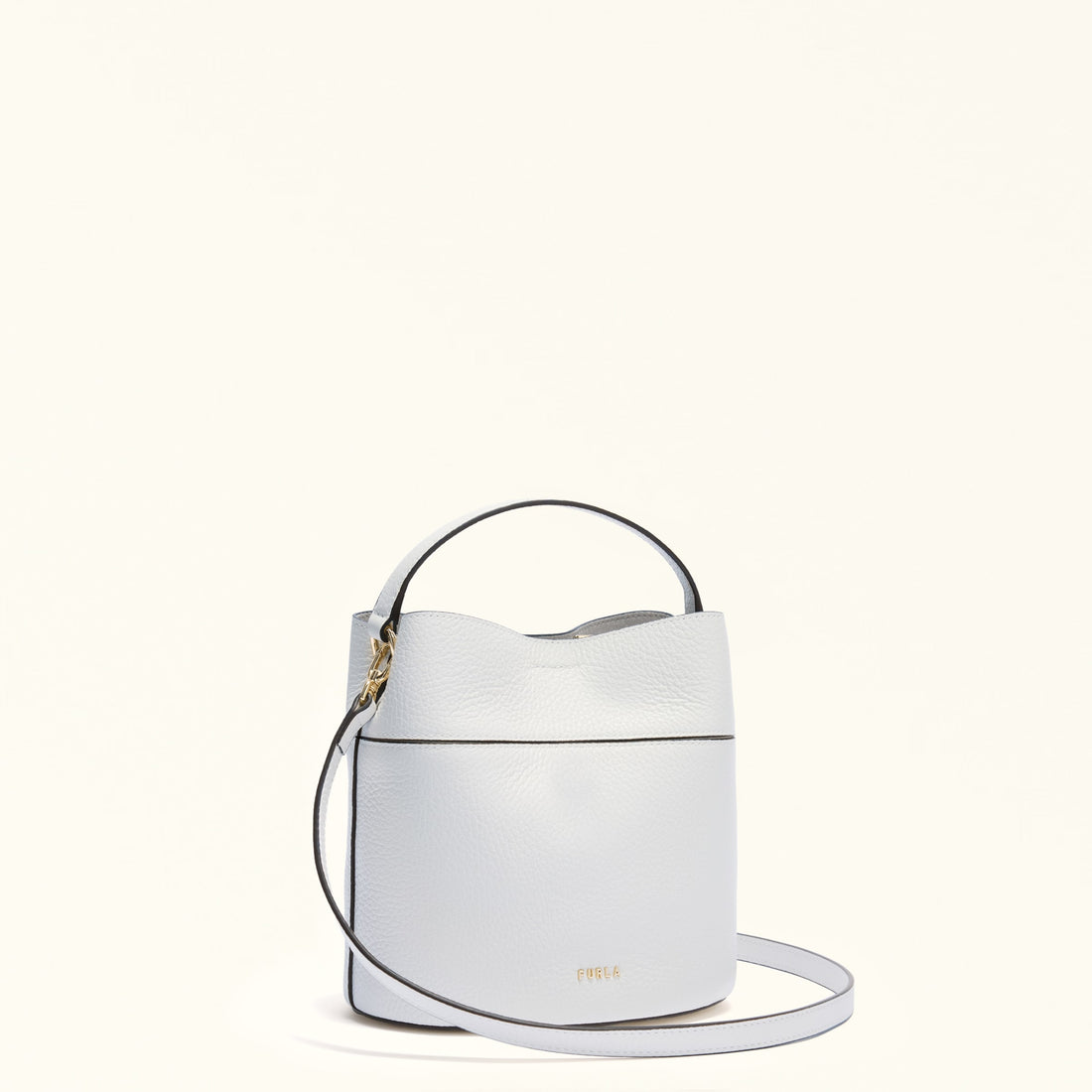 Furla Amelia Mini Bucket Bag in White - Bags 