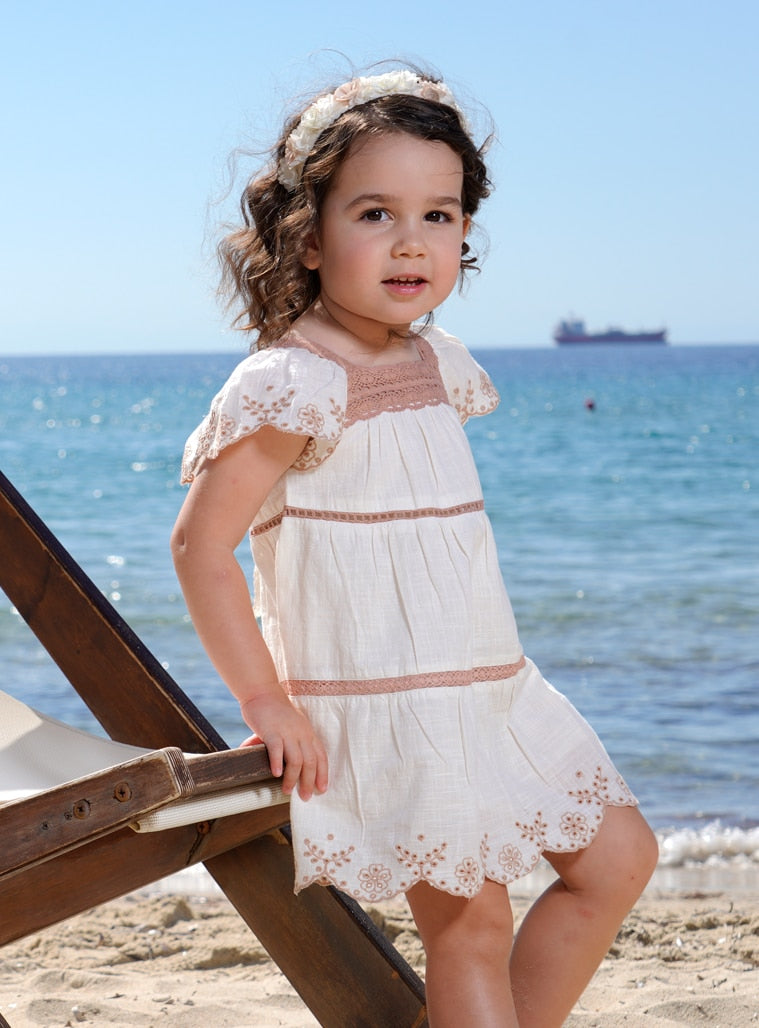Beige Dress for Girls