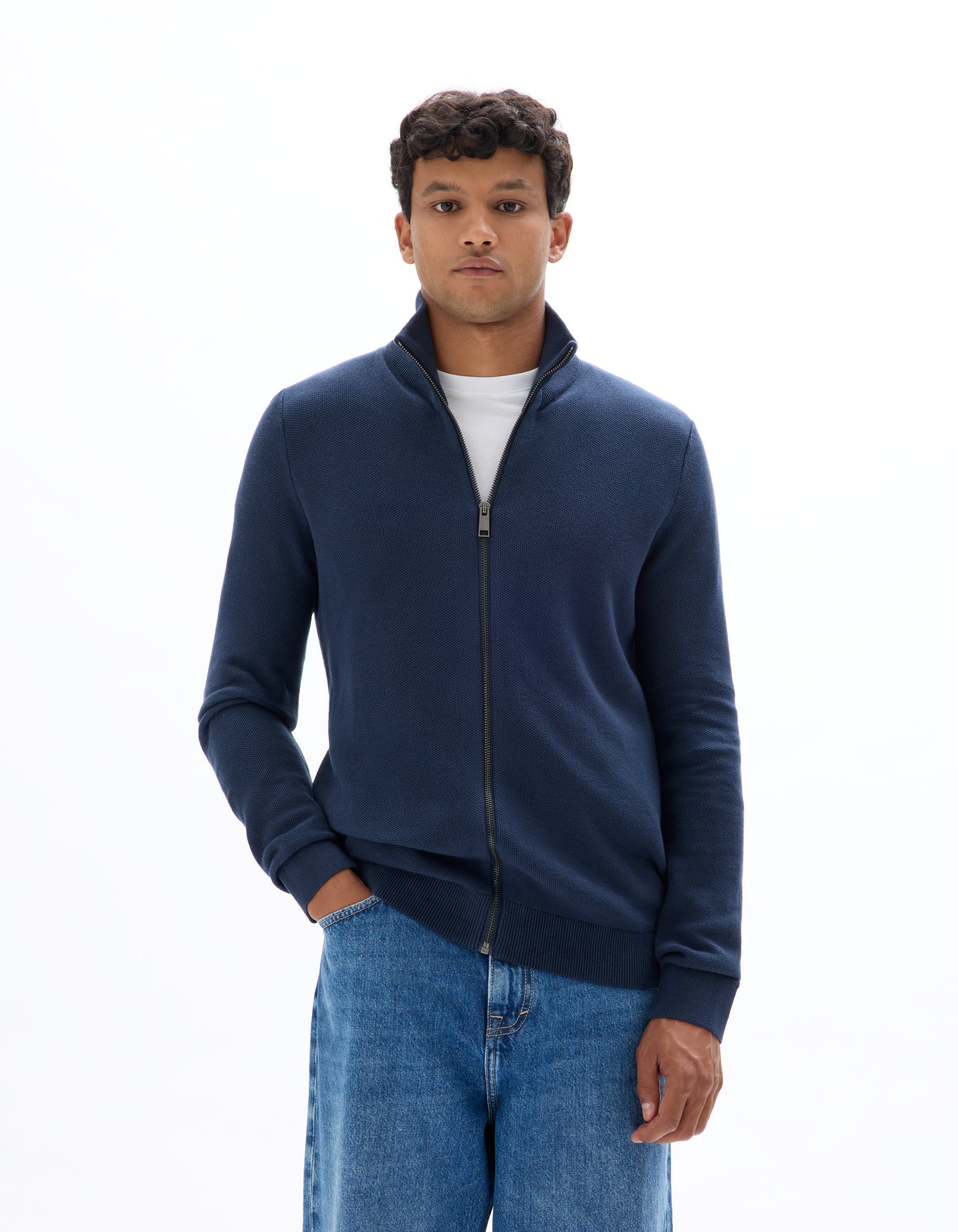 Navy Cardigan - Celio Lebanon