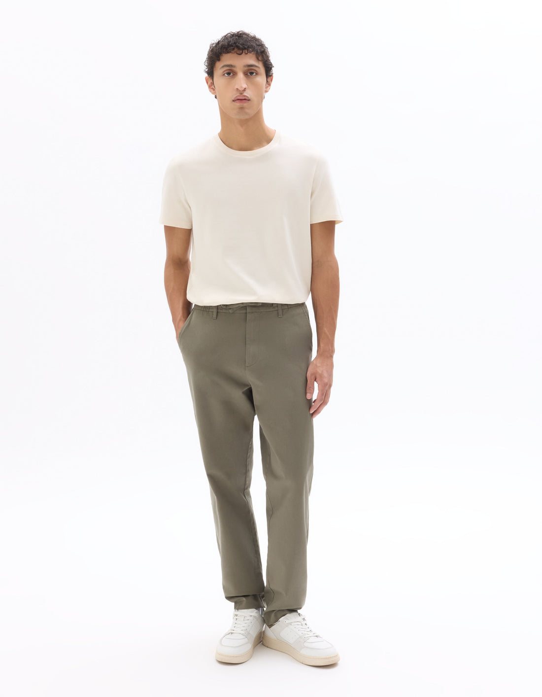 Regular Fit Crew Neck 100% Cotton T-shirt Celio