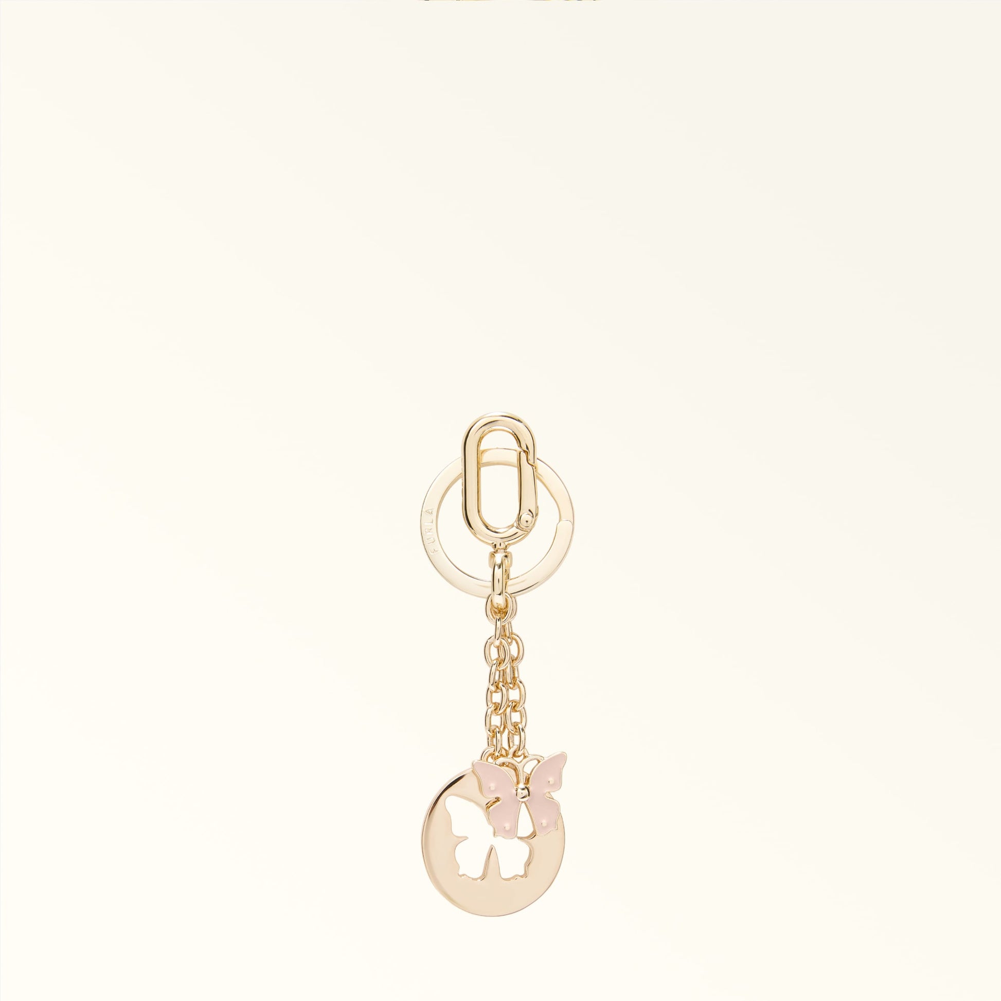 Furla Crystal Keyring Butterfly in Pink - Charms 