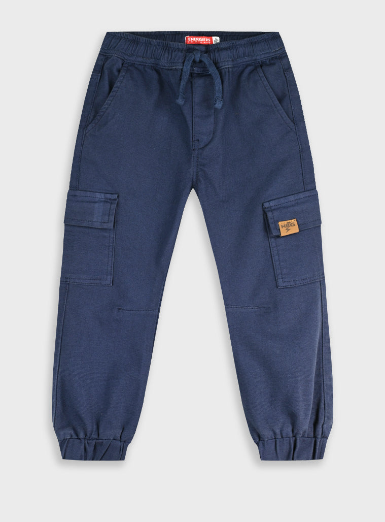 Cotton Boy Trousers - Navy