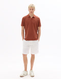Red Short Sleeves Polo for Men
