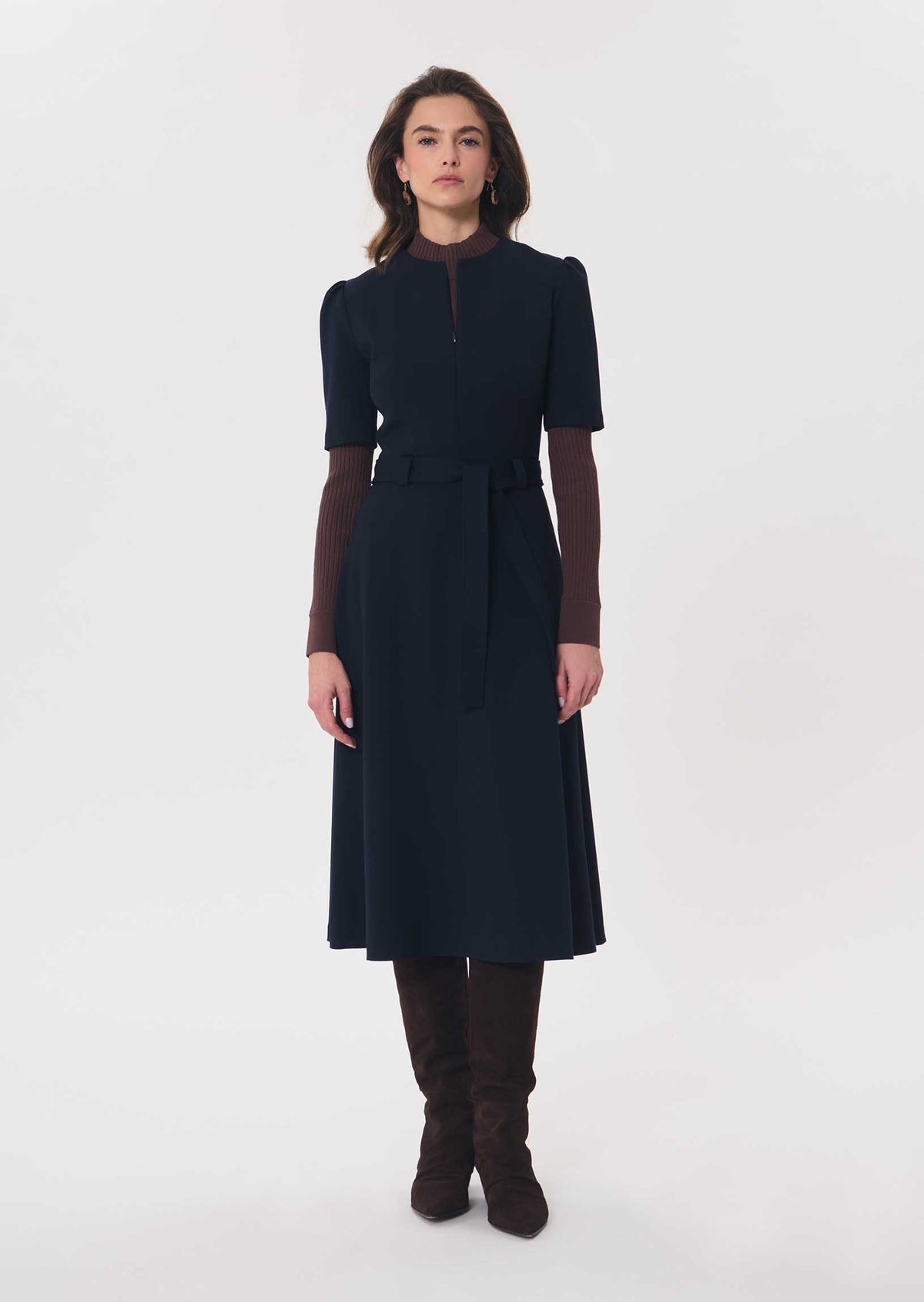 Rubio dress in navy by Tara Jarmon