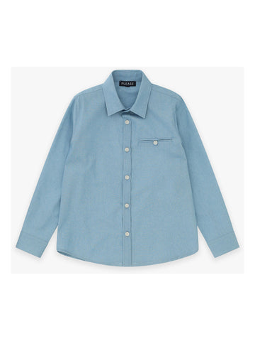 blue shirt SHIRT KHABBAZ
