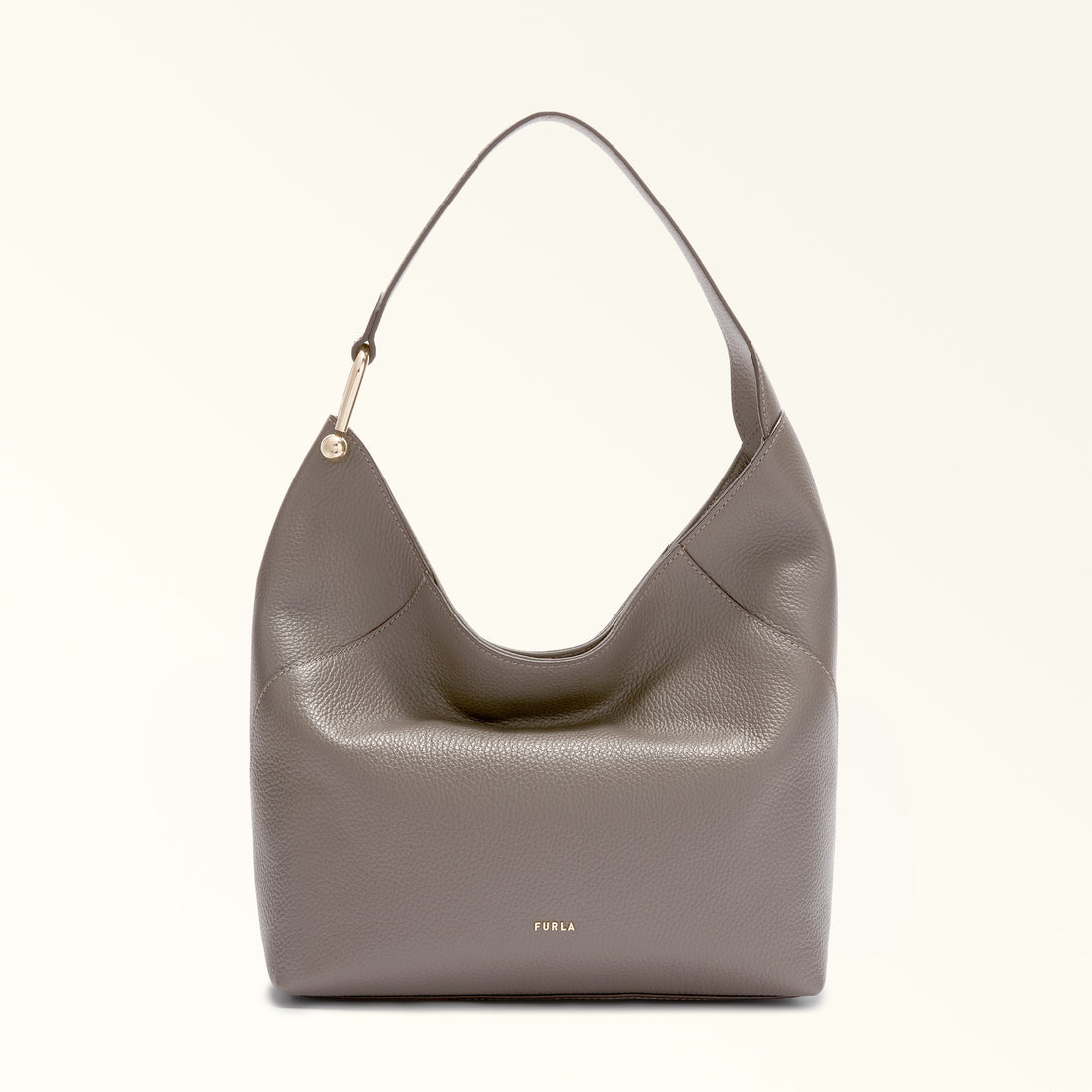 Furla Lara M Hobo Bag In Leather