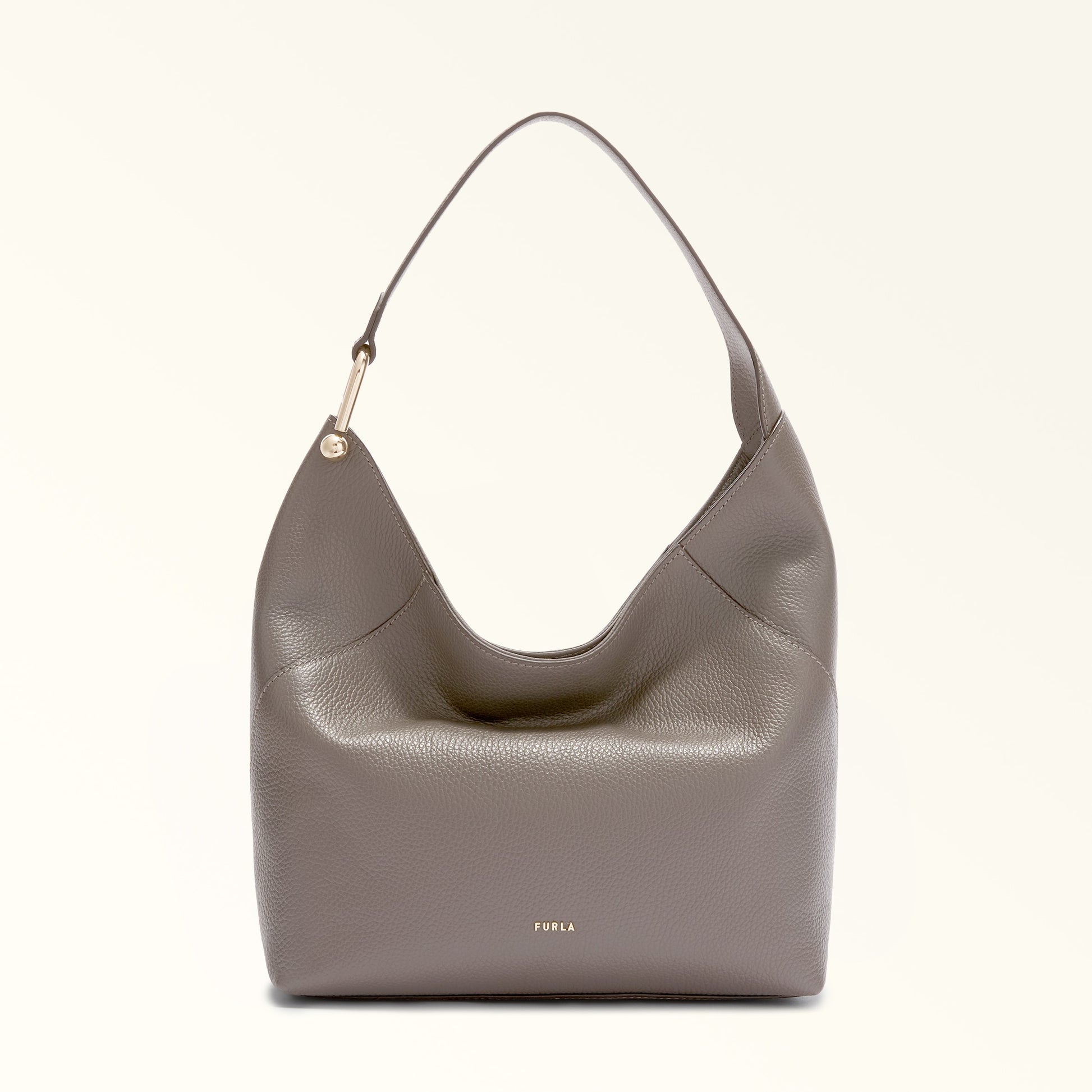 Furla Lara M Hobo Bag In Leather
