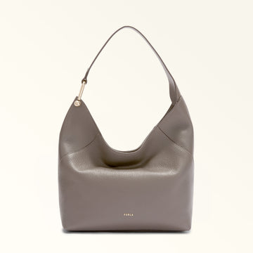 Furla Lara M Hobo Bag In Leather