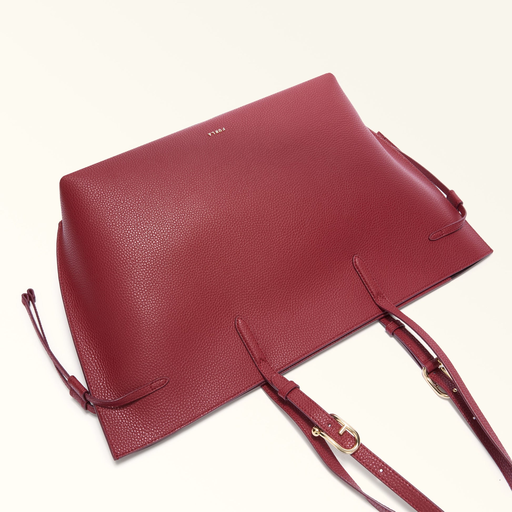 Furla Ava L Tote Bag In Leather