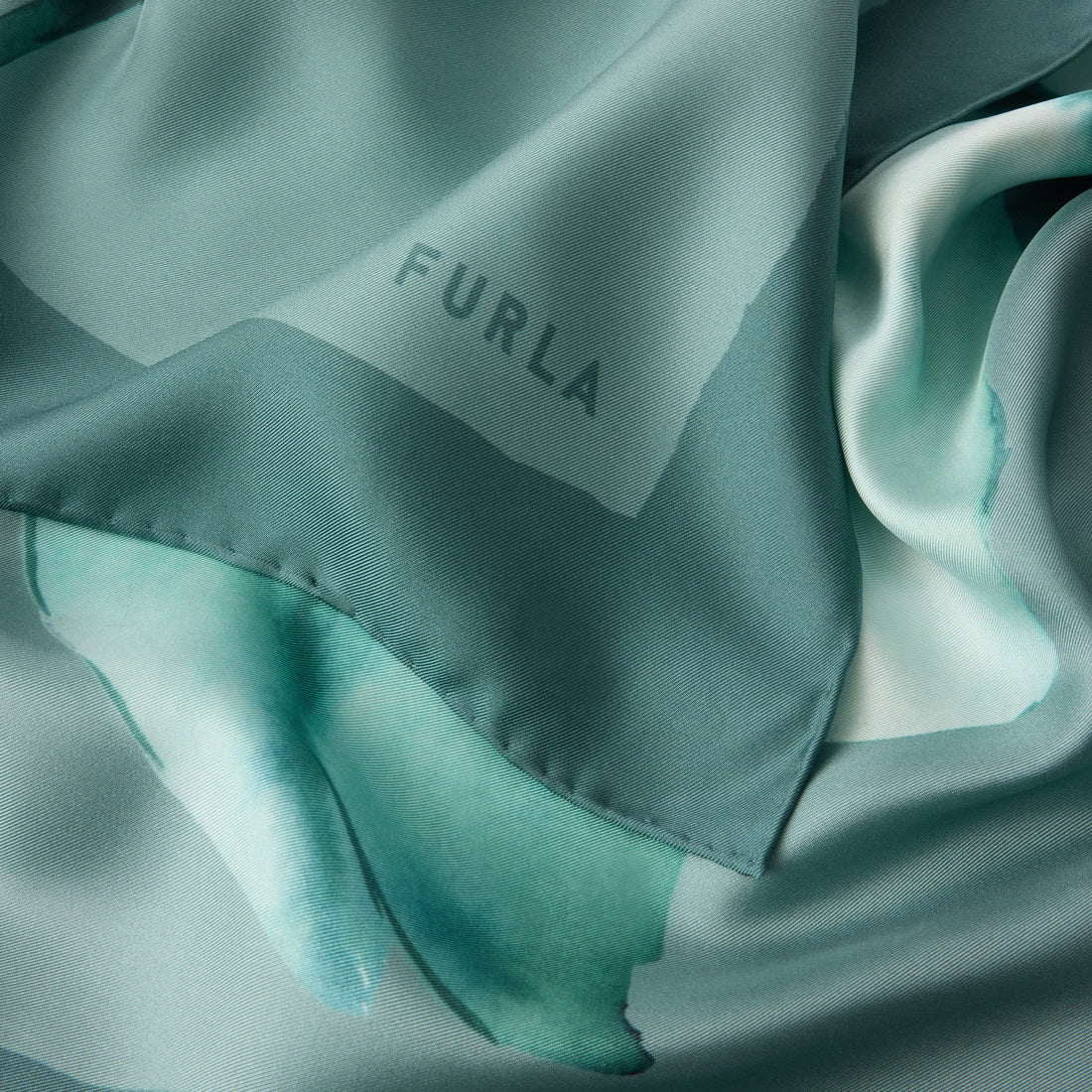 Furla Nuvola Carre' 60X60 in Green - Scarves 