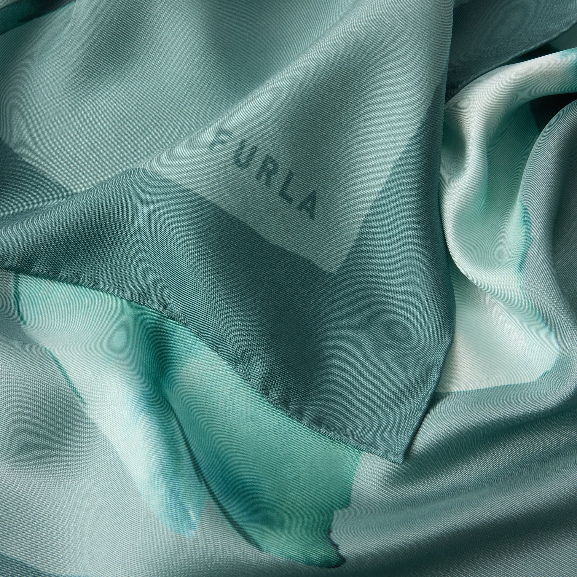 Furla Nuvola Carre' 60X60 in Green - Scarves 